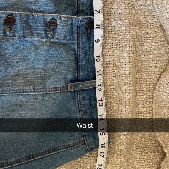 Mossimo Front Button Denim Mini Skirt Size 14 Y2K BTS - Picture 4 of 6